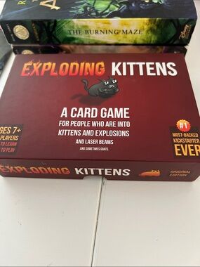 Exploding Kittens Card Game - Complete w/ hologram & game code Open to Offers